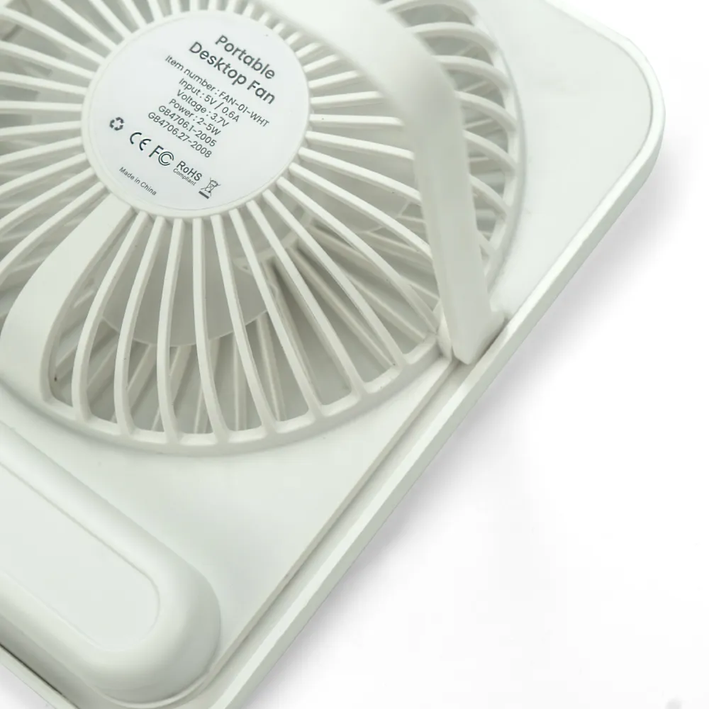 rechargeable table top fan with rotating desk stand, compact & portable, type c rechargeable table top fan with rotating desk stand, compact & portable, type c